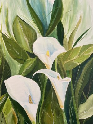 Acrylic Lillies