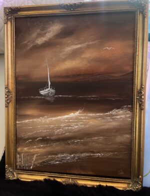 Oil seascape